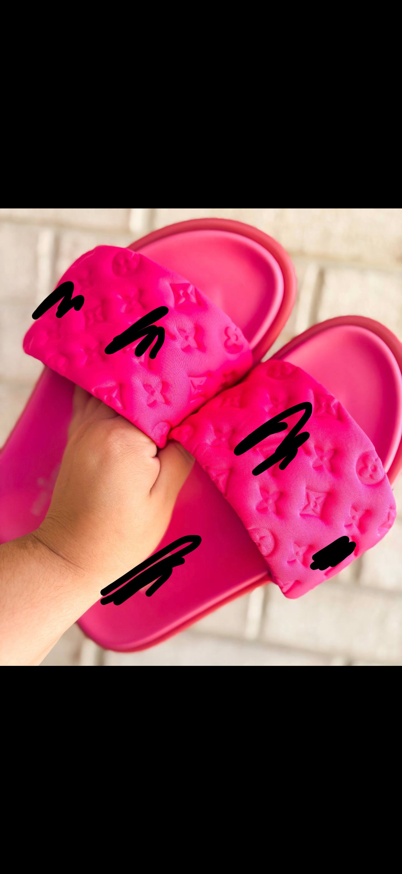 Boujee pink sandals
