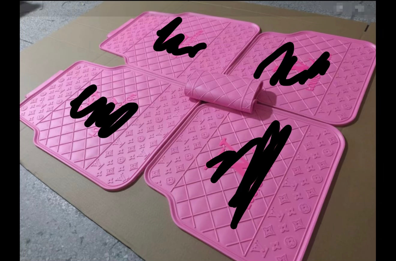 Pink Boujee Floor mats