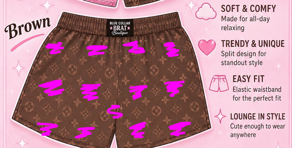 BCB luxe brown short 🤎