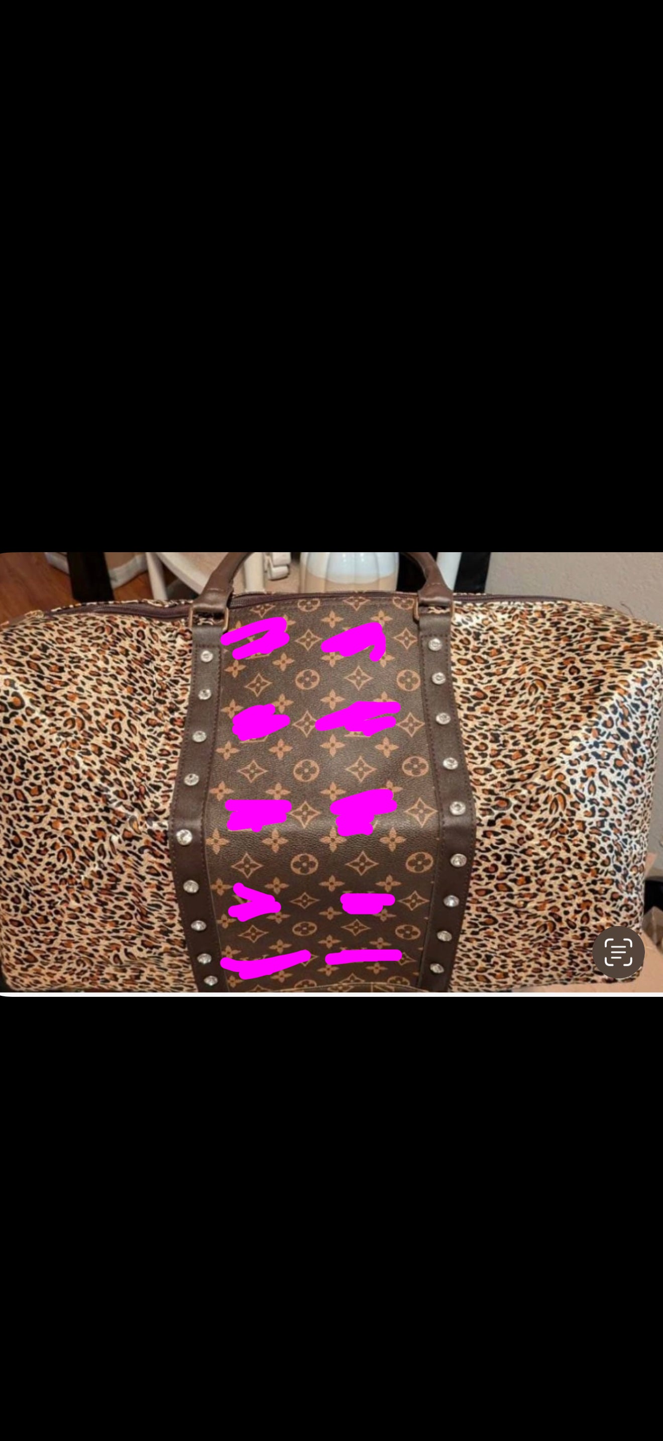 Brown / leopard duffle 🤎