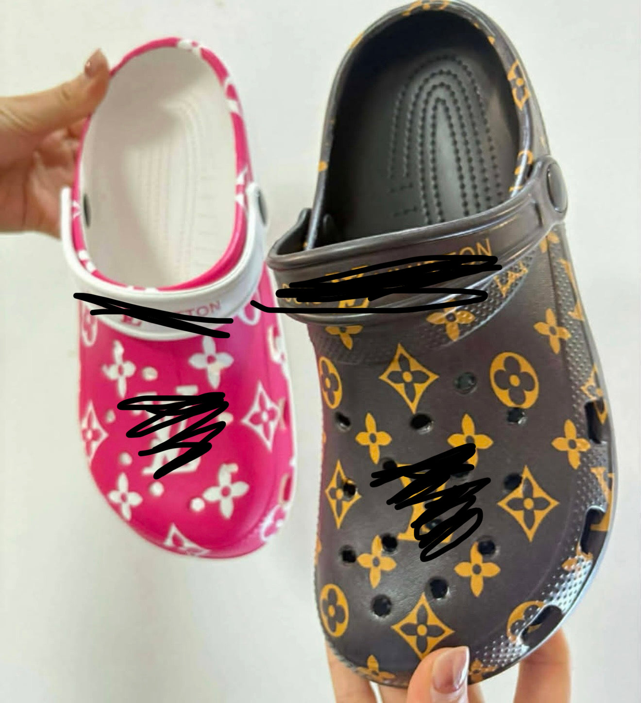 Boujee crocs