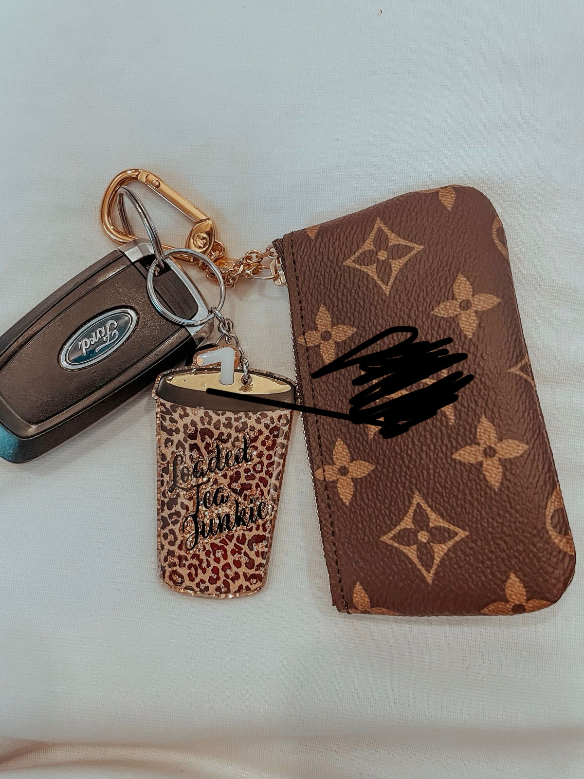 Brown coin purse