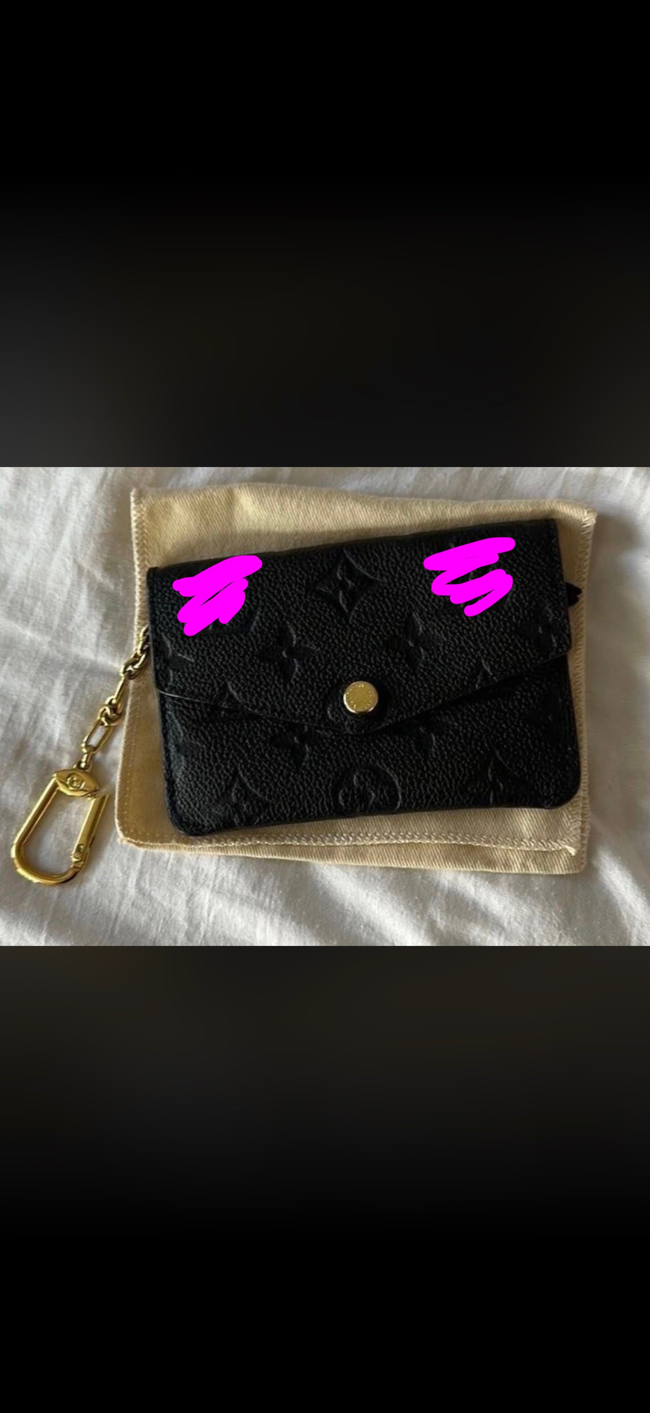 Black keychain