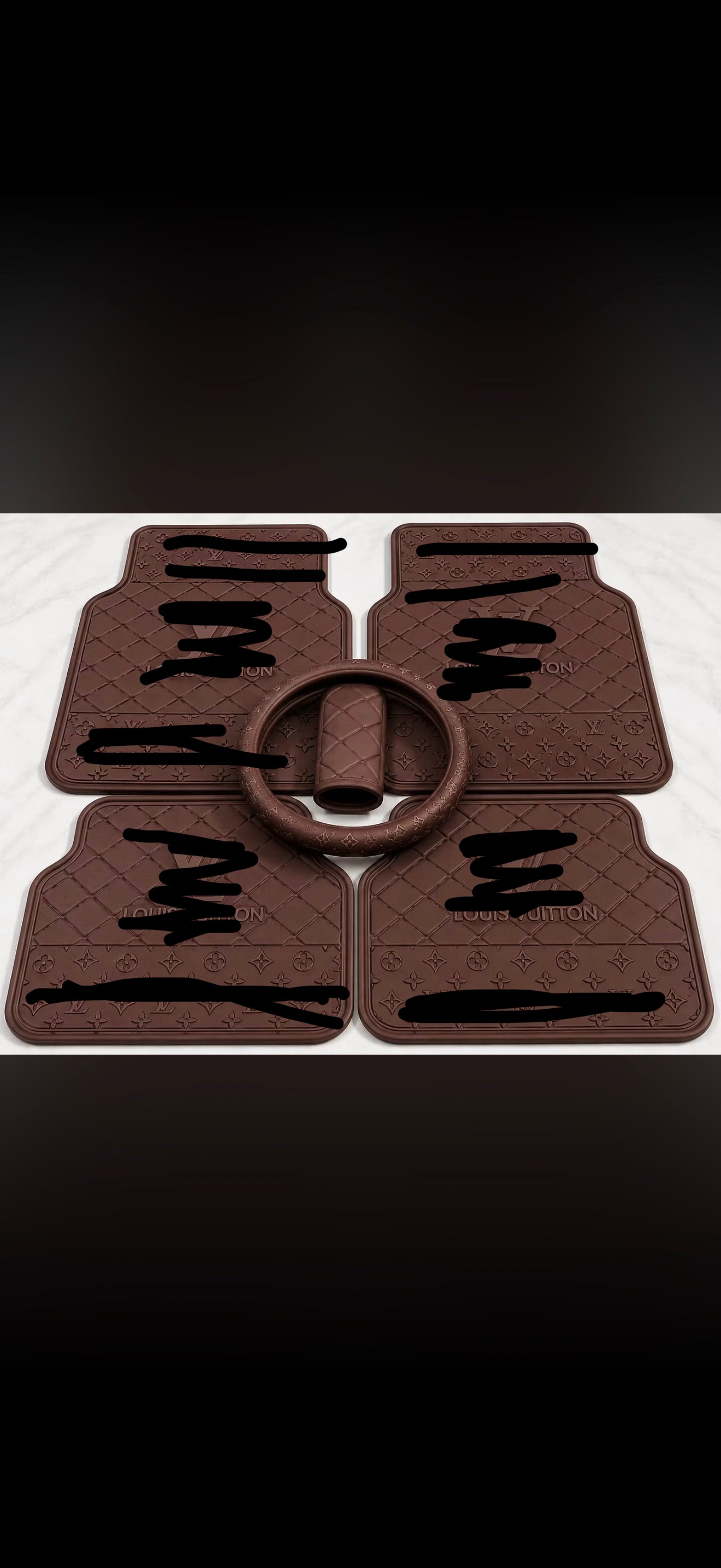 Brown mat set