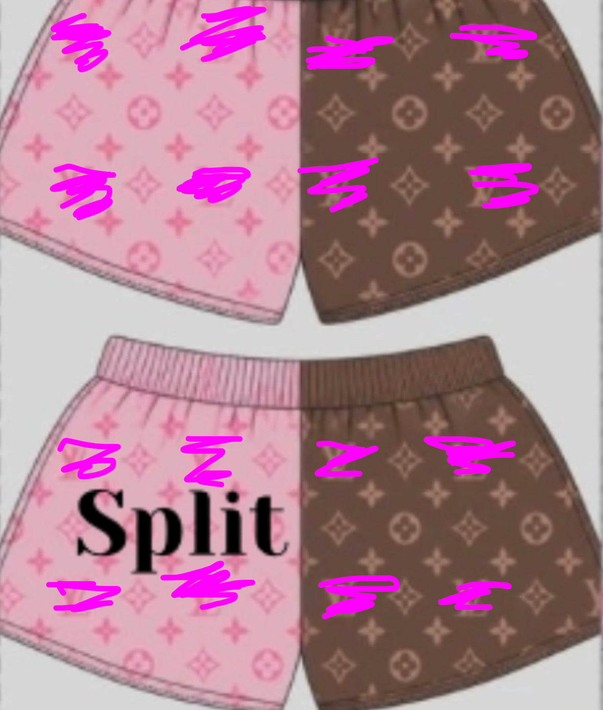 BCB split short 🔥💞