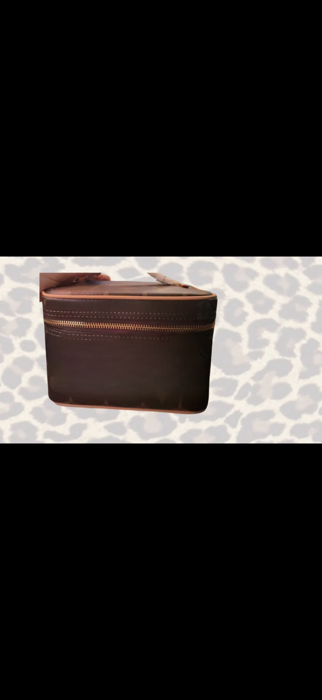 Boujee makeup case brown 🤎
