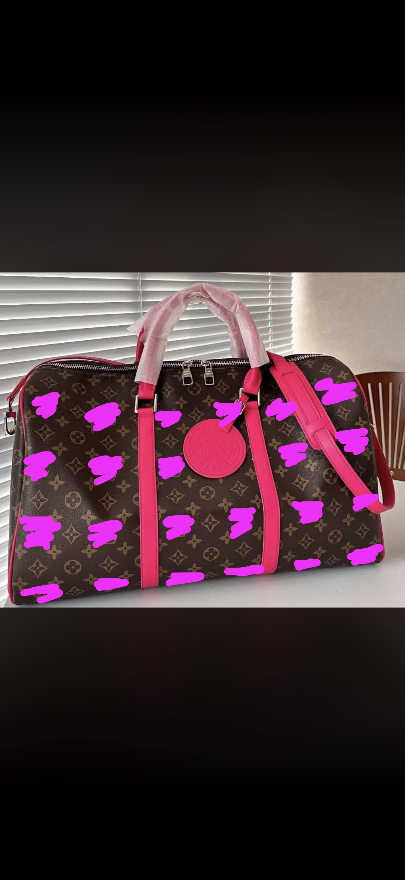Pink duffle🩷💞🩷